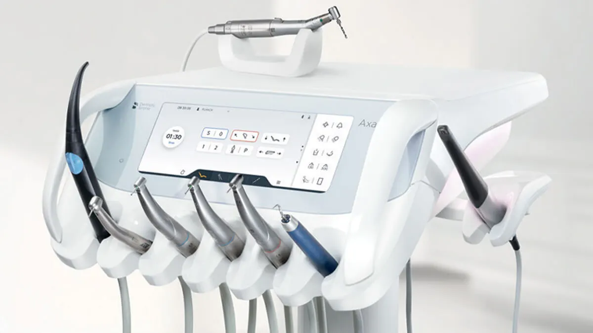 Dentsply Sirona AXANO: Konfiguracja 6+2 rękawów