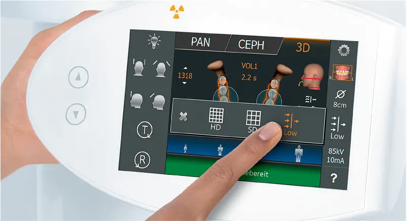 Dentsply Sirona Orthophos S 3D: Tryb High Definition (HD)