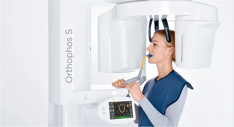 Dentsply Sirona Orthophos SL 3D: Stabilizowanie pozycji pacjenta