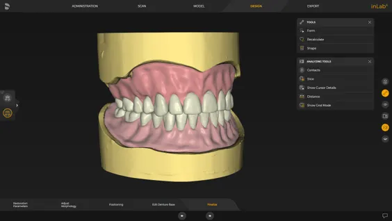 System Dentsply Sirona InLAB: Moduł protez ruchomych