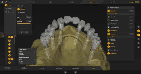 System Dentsply Sirona InLAB: Moduł implantów