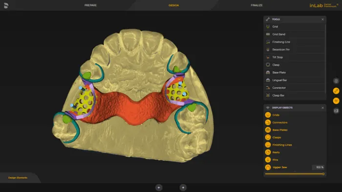 System Dentsply Sirona InLAB: Protezy wykonywane cyfrowo: Protezy częściowe